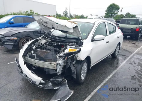 2018 Nissan Versa 1.6 S+ из США, поврежденный, VIN 3N1CN7AP8JL813175